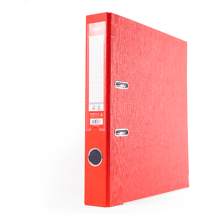 Папка регистратор А4, 50мм, Deli ПВХ ЭКО, красный Папка регистратор А4, 50мм, Deli ПВХ ЭКО, красный