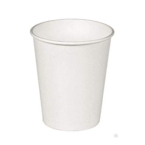 Стакан бумажный 250мл, 50шт, белый